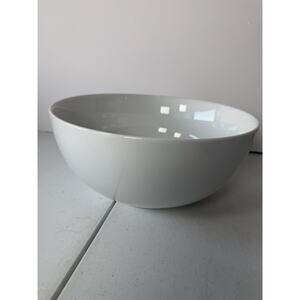Our Table Simply White 5qt Salad Deep Bowl White